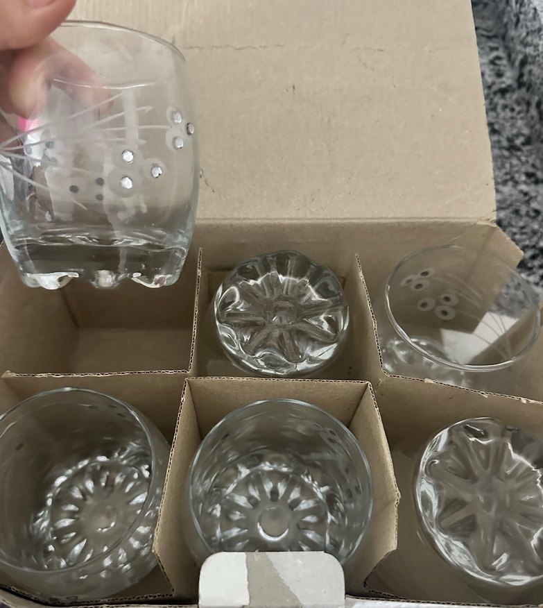 Şeffaf Cam Bardak Seti - Görsel 2