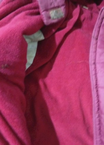 Fermuarlı Mor Kadın Kışlık Mont - Görsel 2