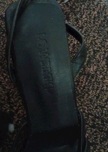 Kadın Siyah Minimalist Topuklu Ayakkabı - Görsel 2