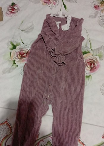 Kız Çocuk Bohem Örgü Triko Tulumlar - Görsel 4