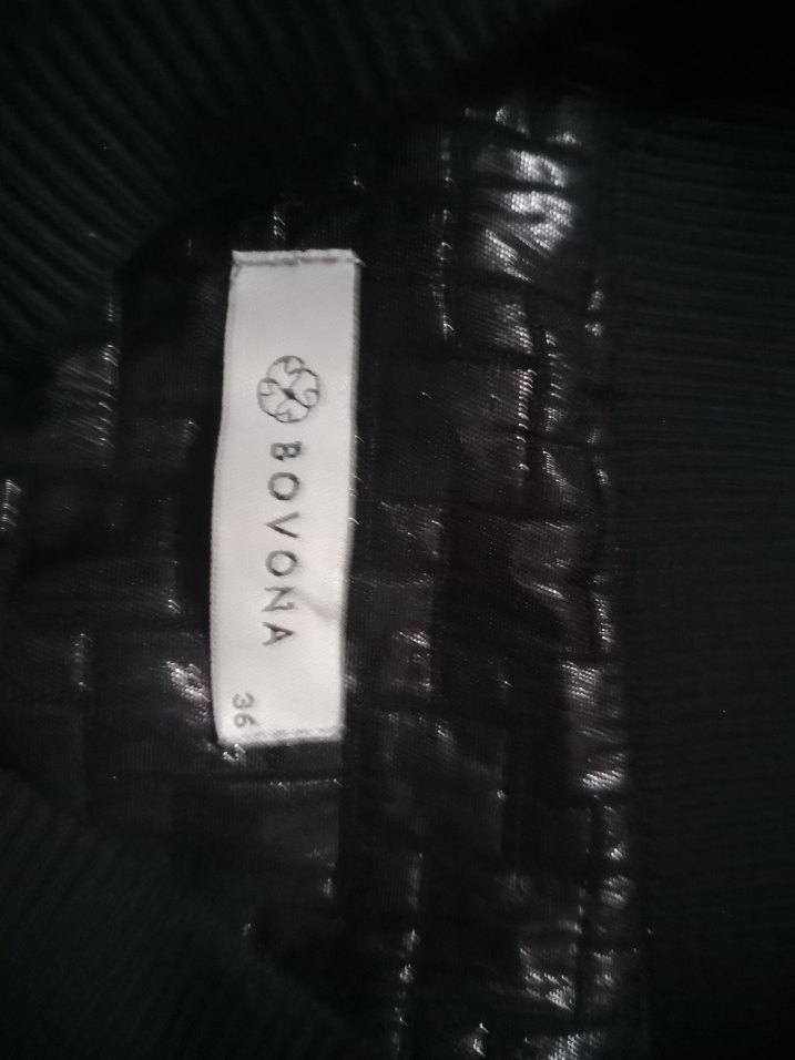 Siyah Deri Fermuarlı  Ceket - Görsel 4