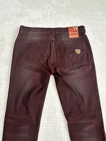 30 Beden bordo Renk Harrison Marka Bordo Jean
