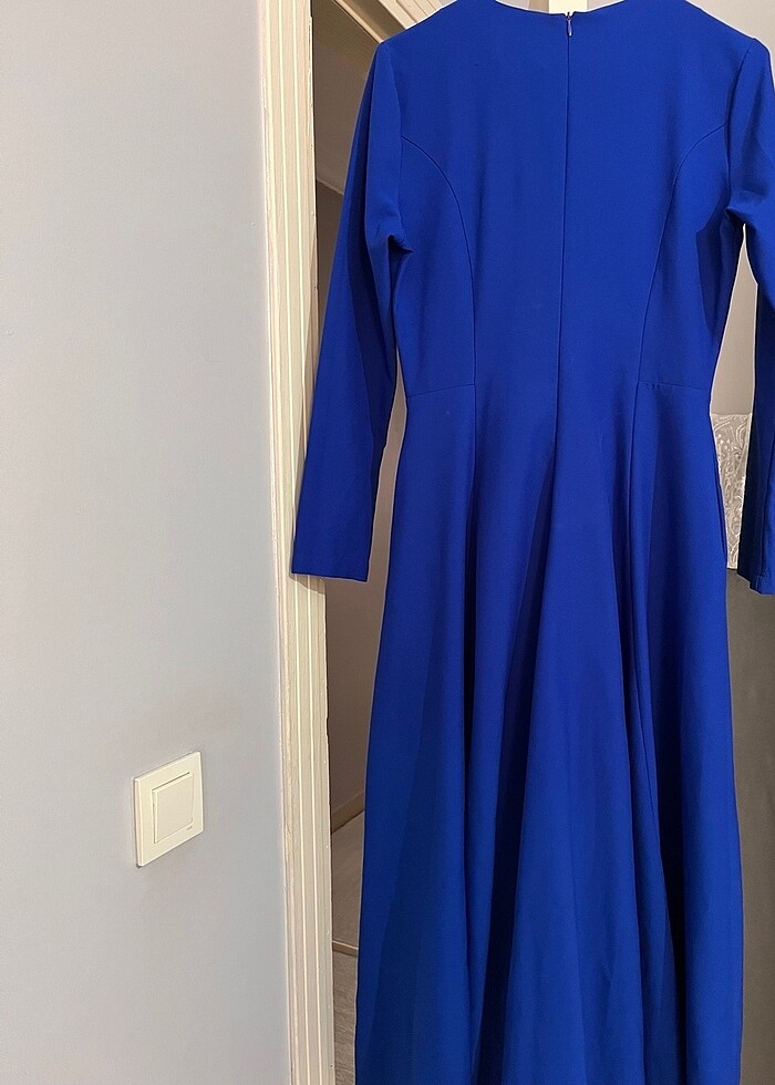 Saks elbise - Görsel 2