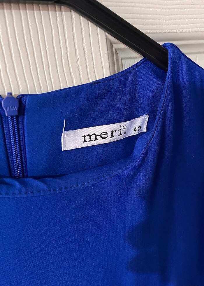 Saks elbise - Görsel 3