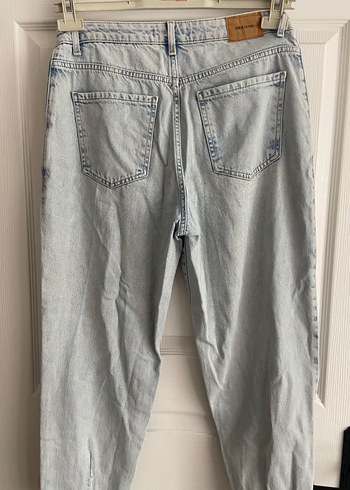 Kadın  Bol Kesim Midi Kot Pantolon - Görsel 5