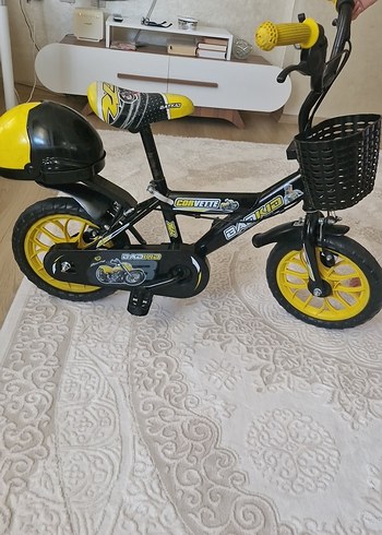 Diger Sarı Çocuk Bisikleti Sepetli