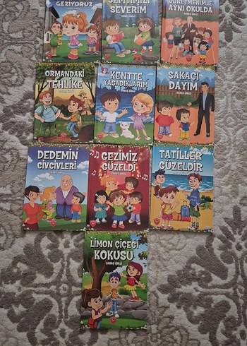 Beden Çalışkan Arı Limon Çiçeği Hikaye Seti 10 Kitap 4. Sınıflar