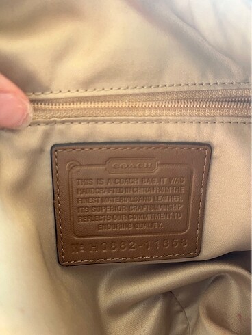 Beden camel Renk Vintage Coach Çanta