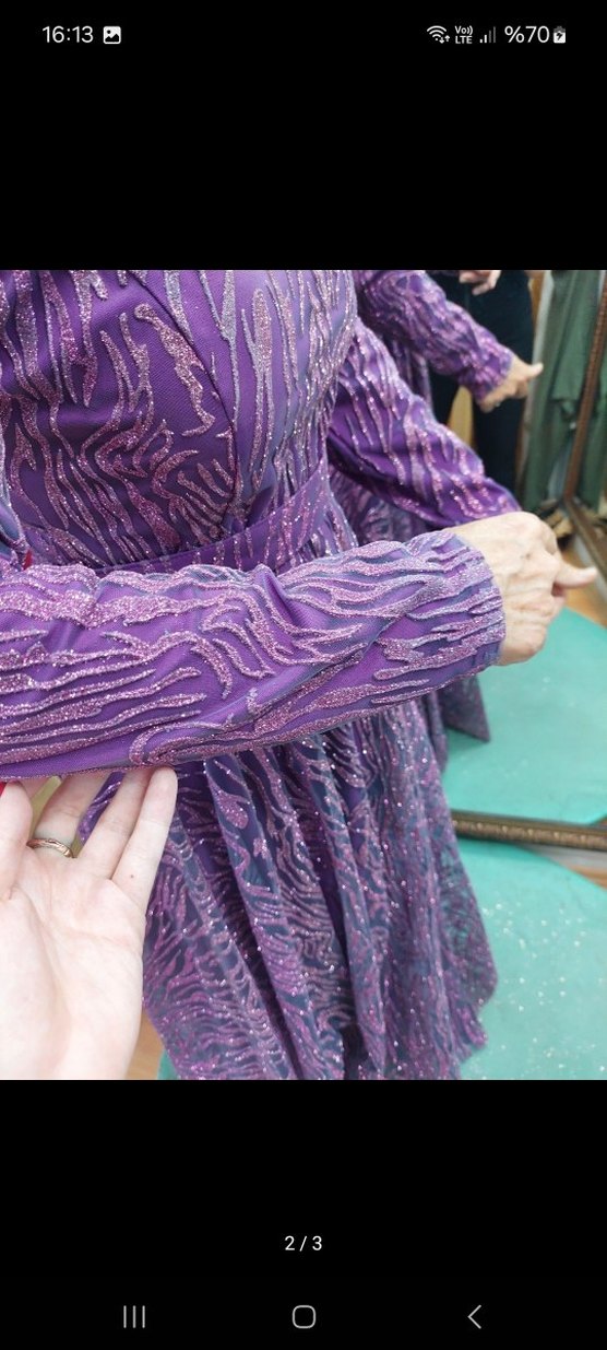 tesettür abiye elbise - Görsel 2