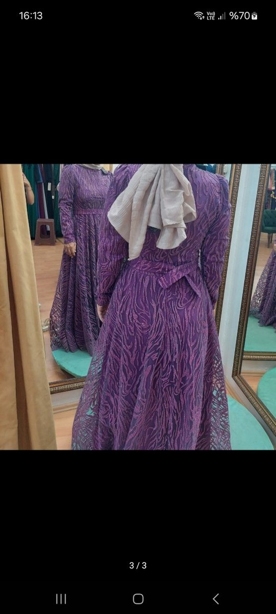 tesettür abiye elbise - Görsel 3