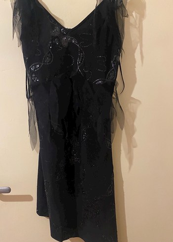 Siyah gotik elbise