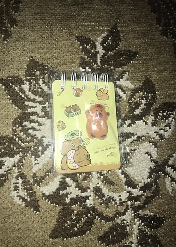 Capybaralı Spiralli Mini Defter