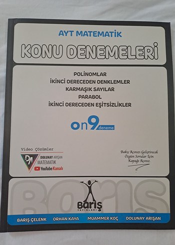 AYT Matematik Konu Denemeleri Kitabı
