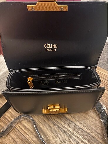 Celine Celın Gold Aksesuarlı Çanta