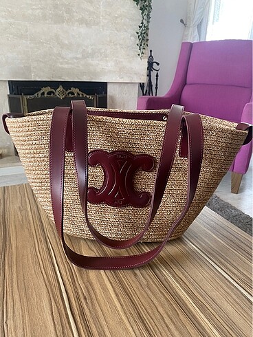 Celine Celine Hasır Çanta