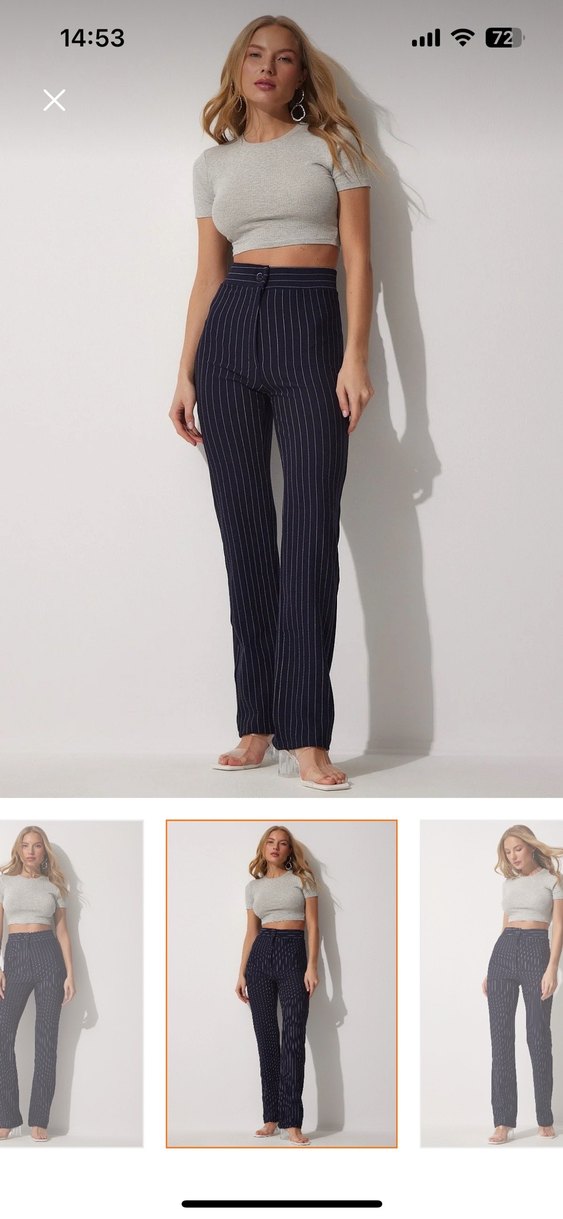 Çizgili pantolon - Görsel 4