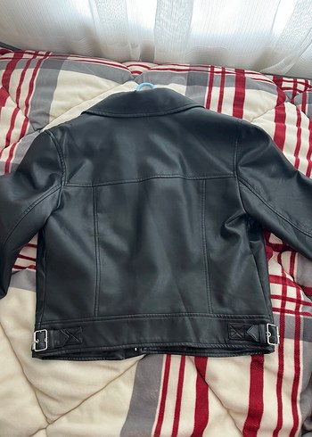 Siyah Deri Ceket - Görsel 5