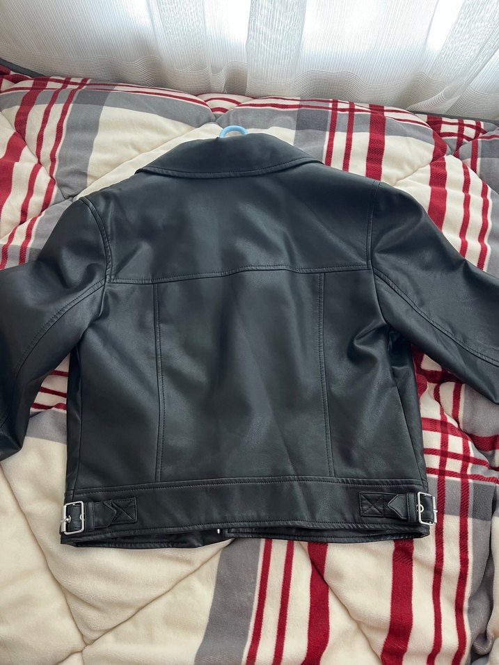 Siyah Deri Ceket - Görsel 5