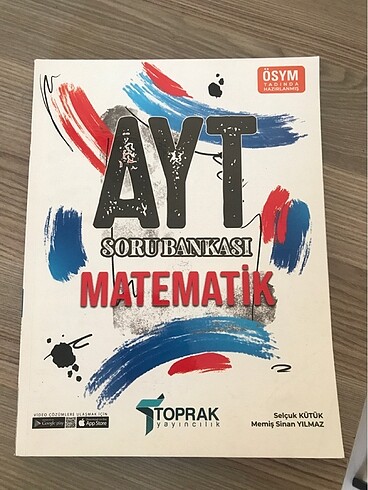 Toprak Yayınları Ayt matematik soru Bankası