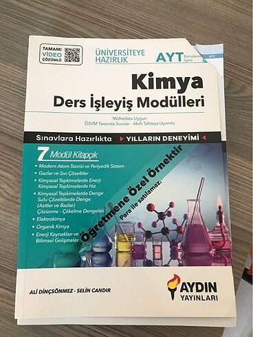 Ayt kimya ders işleyiş modülleri