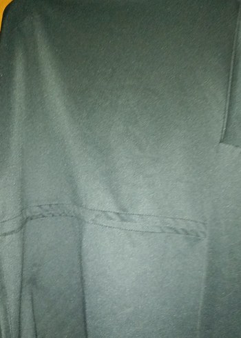 Düğmeli Siyah Midi Kadın Ceket - Görsel 4