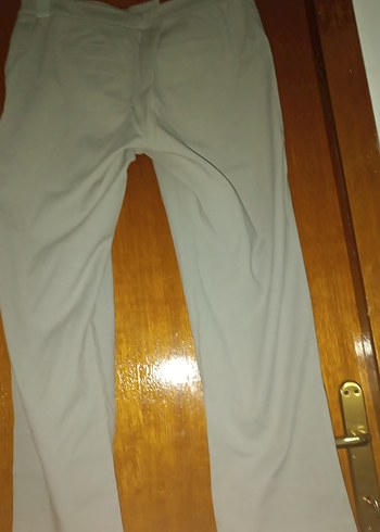 Kadın Bej Normal Boy Kumaş Pantolon - Görsel 4