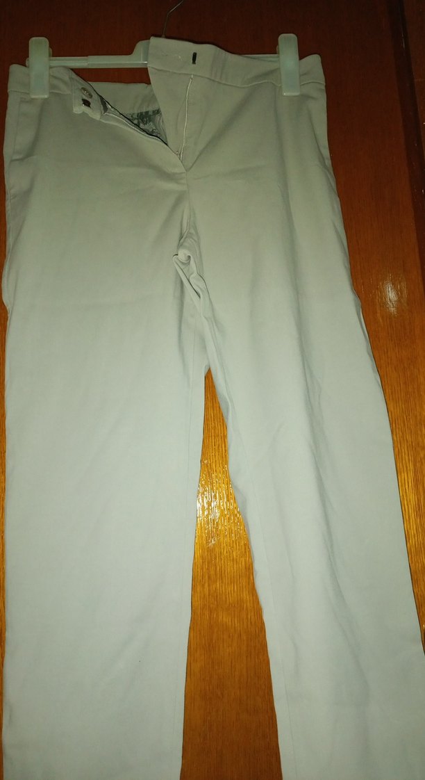 Kadın Bej Normal Boy Kumaş Pantolon - Görsel 2