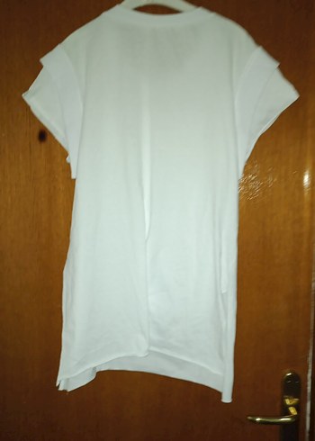 Püsküllü Bohem Kısa Kollu Kadın Tişört - Görsel 4