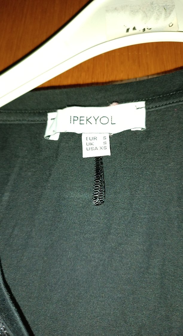 Siyah V Yakalı Hamile Elbisesi - Görsel 5