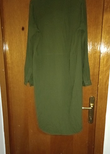 Yeşil Nakışlı Uzun Kollu Kadın Tunik - Görsel 4