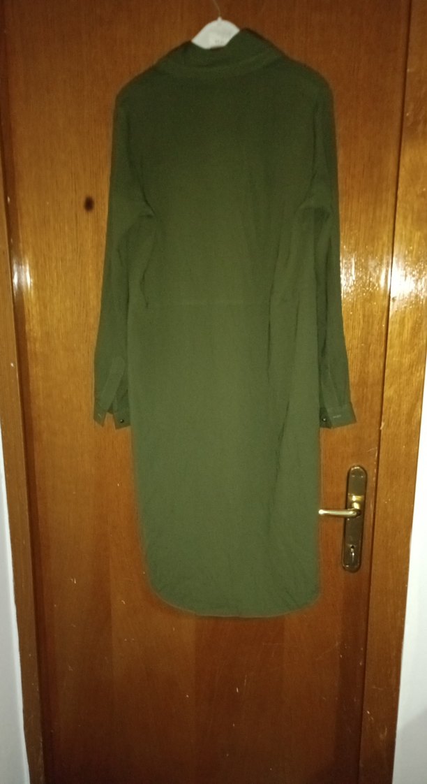 Yeşil Nakışlı Uzun Kollu Kadın Tunik - Görsel 4