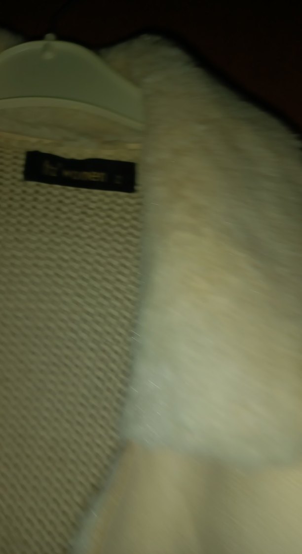 Düğmeli Beyaz Midi Süet Anne Montu - Görsel 2