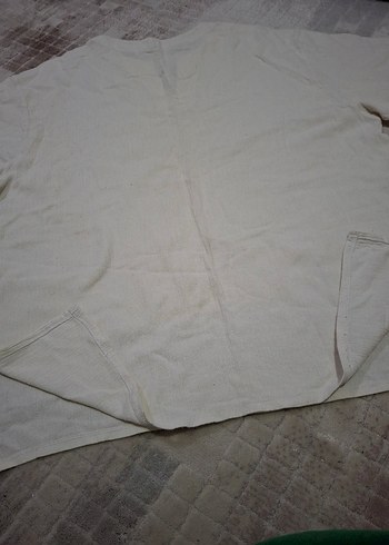 Rahat Kesim Erkek Beyaz Tişört - Görsel 2