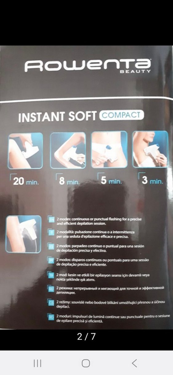 Rowenta Beyaz Lazer Epilasyon Cihazı - Görsel 2