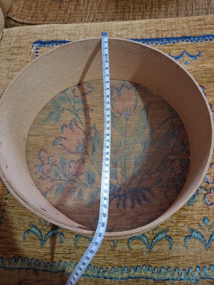 Bej Yuvarlak Ahşap Kalbur - Görsel 3