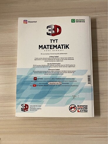  3D Tyt matematik soru bankası