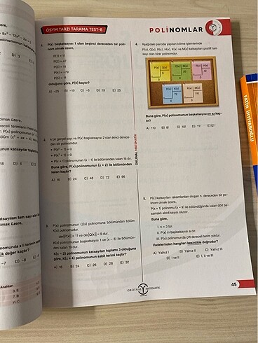  Beden Renk Orijinal ayt matematik Fasikül