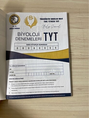  Bilgi sarmal Tyt biyoloji branş denemesi