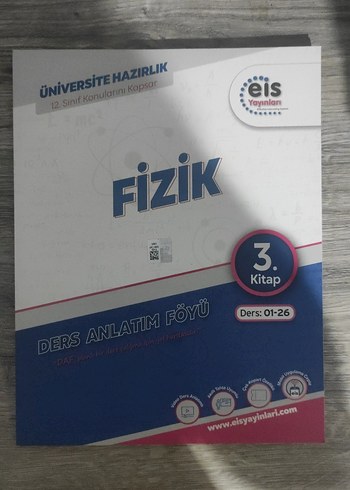  Beden Eis Yayınları Fizik 1.- 2.-3. kitap ders anlatım föyü