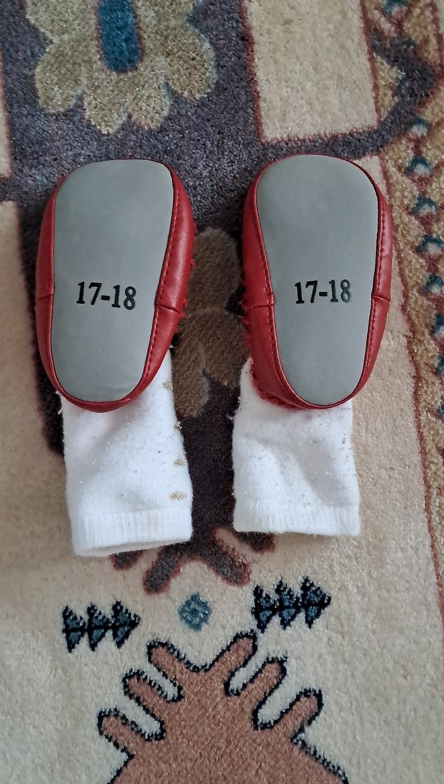 Kızlar için Nakışlı Örgü Ev Terliği - Görsel 2