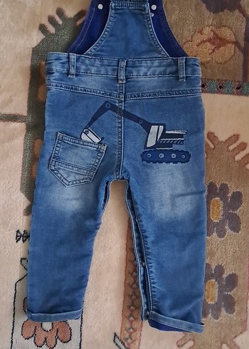 Mavi Erkek Bebek Kot Pantolon - 12-18 Ay - Görsel 3