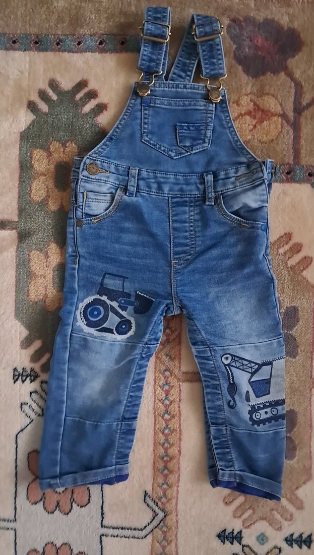 Mavi Erkek Bebek Kot Pantolon - 12-18 Ay - Görsel 2