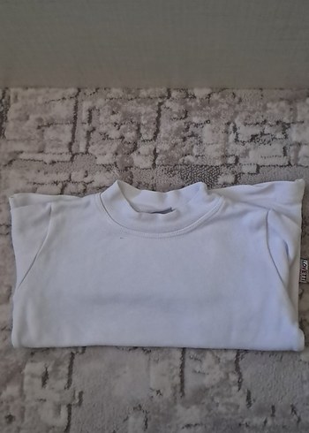 Beyaz Çocuk sweatshirt - Görsel 2