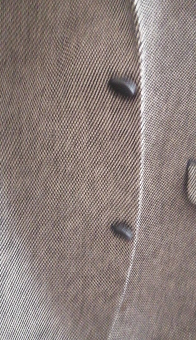 Gri Yünlü Düğmeli Erkek Ceket - Görsel 4