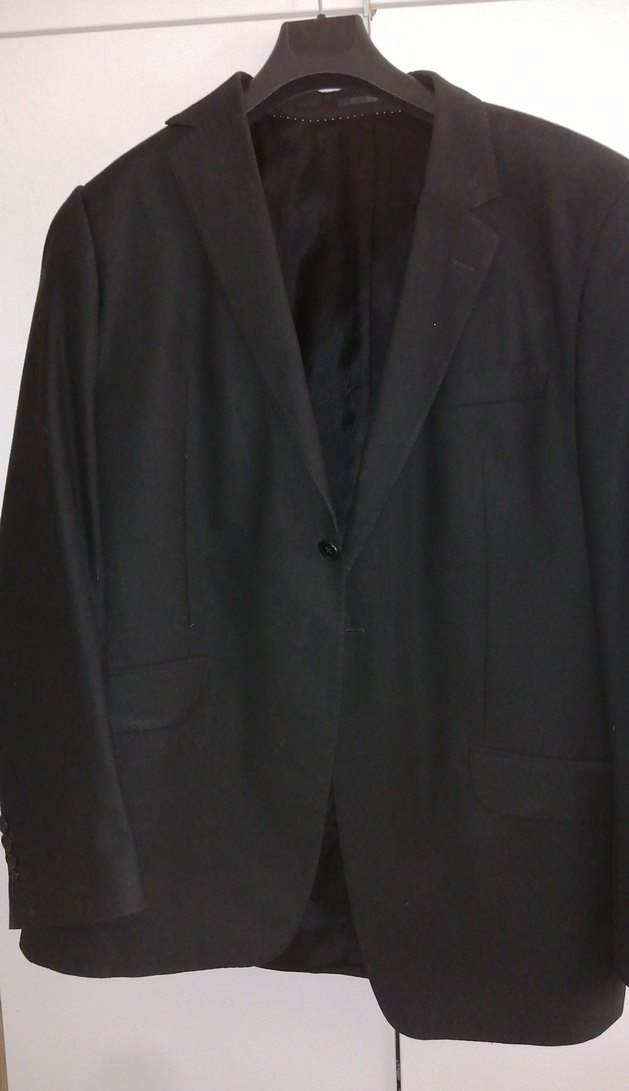 Düğmeli Siyah Erkek Takım Ceketi - Görsel 2