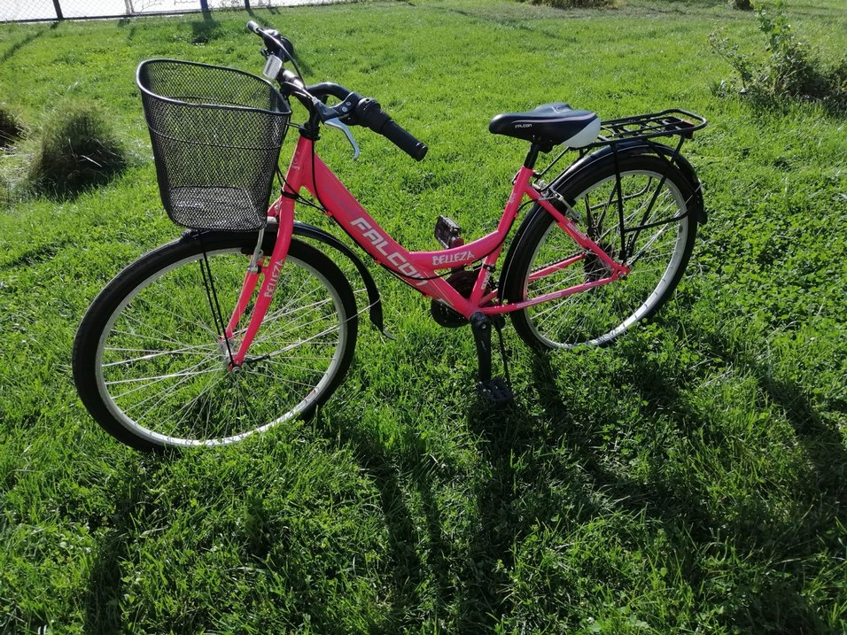 Pembe Renkli iki Tekerlekli Bisiklet - Görsel 3