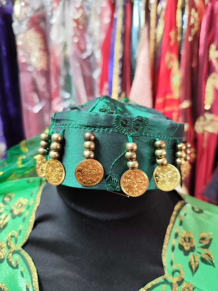 Uzun Kol İşlemeli Renkli Bohem Kadın Henna Elbise - Görsel 4