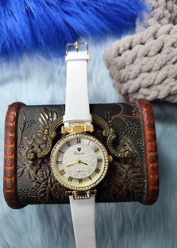 Beyaz Klasik Kadın Kol Saati - Görsel 2