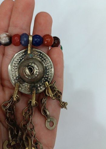  Beden Renkli Boncuklu Uzun Bohem Kolye