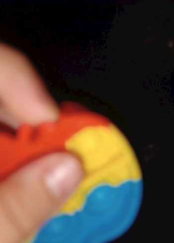 Beden Renk elma şekilde gökkuşağı popit anahtarlık